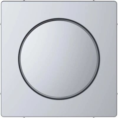 Merten Zentralplatte mit Drehknopf - System Design - Dimmer - Edelstahl Merten Zentralplatte mit Drehknopf - System Design - Dimmer - Edelstahl