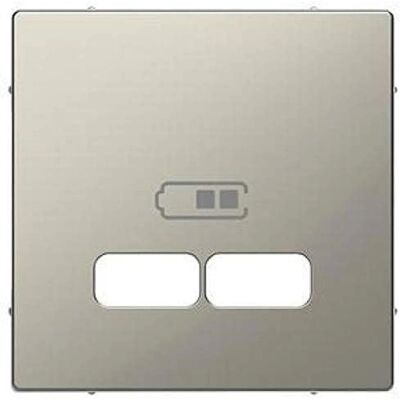 Merten MEG4367-6050 Metall-Wandplatte für USB-Ladestation - Wandplatte/Schalterabdeckung Merten MEG4367-6050 Metall-Wandplatte für USB-Ladestation - Wandplatte/Schalterabdeckung