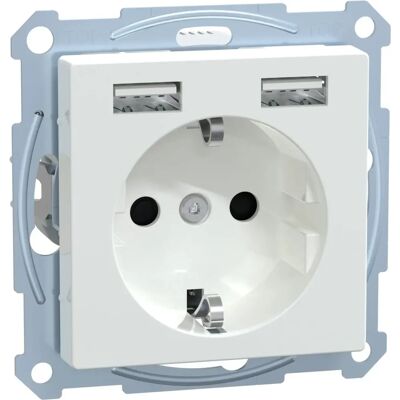 Merten MEG2366-0325 Aktivweiß USB Socket - Electrical Outlet Merten MEG2366-0325 Aktivweiß USB Socket - Electrical Outlet