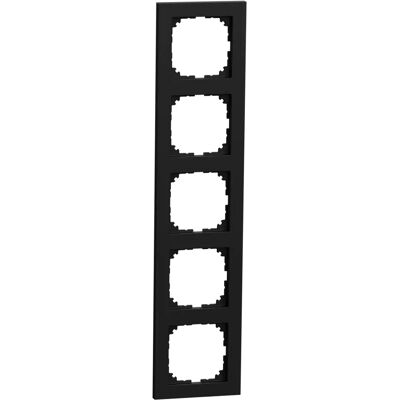 Schneider Electric M-Pure Rahmen 5-fach Schwarz - Abdeckrahmen Schneider Electric M-Pure Rahmen 5-fach Schwarz - Abdeckrahmen