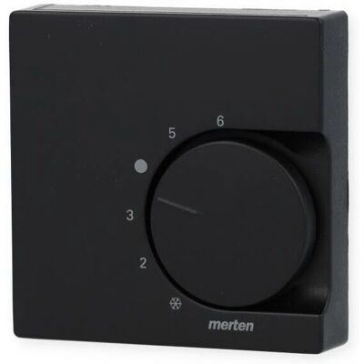 Merten Model MEG5762-040 Centrale Plaat - Zwart Mat Merten Model MEG5762-040 Centrale Plaat - Zwart Mat