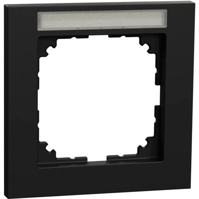 Merten M-Pure Rahmen 1fach Schwarz - Schalterrahmen Merten M-Pure Rahmen 1fach Schwarz - Schalterrahmen