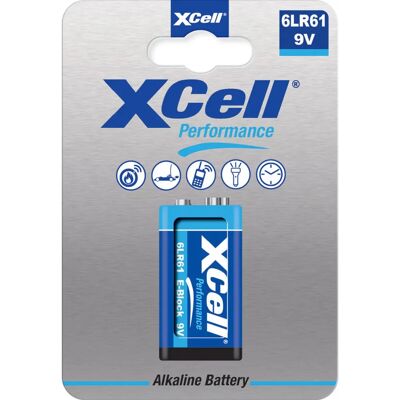 XCell 115357 Haushaltsbatterie - 9V Alkali XCell 115357 Haushaltsbatterie - 9V Alkali