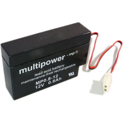 multipower MP0,8-12-AMP Batterie au plomb - Sans entretien, Longue durée - Publicité multipower MP0,8-12-AMP Batterie au plomb - Sans entretien, Longue durée - Publicité