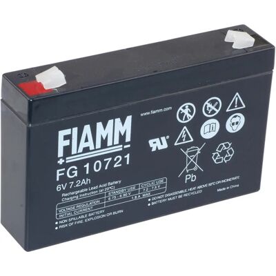 Fiamm PB-6-7,2 - Batterie au Plomb à Faible Autodécharge - Publicité Fiamm PB-6-7,2 - Batterie au Plomb à Faible Autodécharge - Publicité
