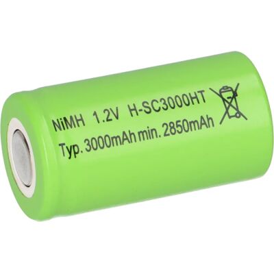 Mexcel SC3000H Batteria ricaricabile alta temperatura - Sub-C Mexcel SC3000H Batteria ricaricabile alta temperatura - Sub-C