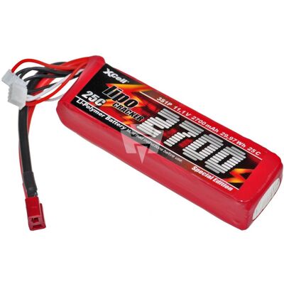 XCELL - XLIPO C3 2700 - 11.1V - 2700mAh - Battery pack XCELL - XLIPO C3 2700 - 11.1V - 2700mAh - Battery pack