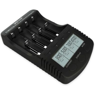 XCell Schnell-Ladegerät BC-X4000 - Unterstützt Li-Ion, NiMH, NiCd - Schnelles Laden - LCD XCell Schnell-Ladegerät BC-X4000 - Unterstützt Li-Ion, NiMH, NiCd - Schnelles Laden - LCD