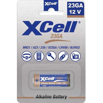 XCell - 149311 - Alcalina - A23 - Batería XCell - 149311 - Alcalina - A23 - Batería