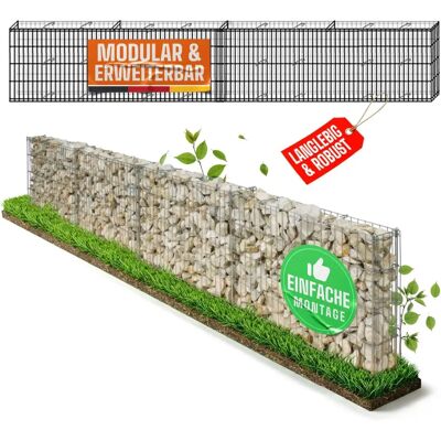 Bellissa Mauergitter - Clôture de mur de jardin réglable - Aménagement du jardin - Publicité Bellissa Mauergitter - Clôture de mur de jardin réglable - Aménagement du jardin - Publicité