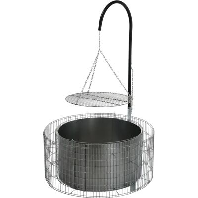 Bellissa Fuoco da giardino - Griglia regolabile - Resistente al gelo Bellissa Fuoco da giardino - Griglia regolabile - Resistente al gelo