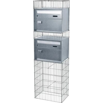 Bellissa Modell Splügen Verzinkter Gabionenbriefkasten - Post & Paketfächer Bellissa Modell Splügen Verzinkter Gabionenbriefkasten - Post & Paketfächer