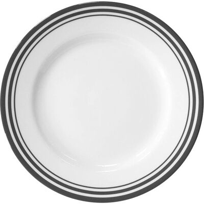 FINK Moments Platzteller-Set - 4 Stück, 30cm Porzellan, Grau FINK Moments Platzteller-Set - 4 Stück, 30cm Porzellan, Grau