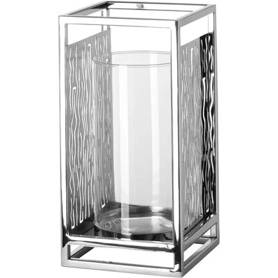 FINK Windlicht NICOSA - Kerzenhalter aus Edelstahl - 16x31cm - Garten Deko FINK Windlicht NICOSA - Kerzenhalter aus Edelstahl - 16x31cm - Garten Deko