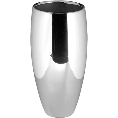 FINK AFRICA Metallvase - Handgefertigt, Silber - 28cm FINK AFRICA Metallvase - Handgefertigt, Silber - 28cm