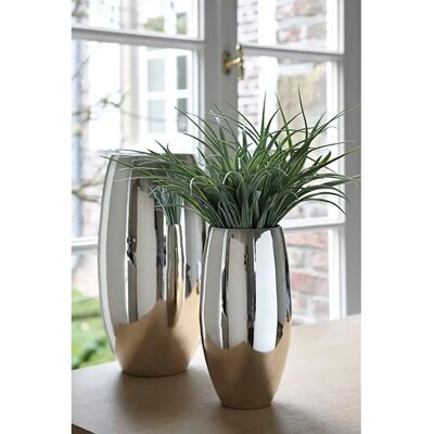 FINK AFRICA Silbervase - 40cm, 21cm Durchmesser - Handgefertigt & Elegant FINK AFRICA Silbervase - 40cm, 21cm Durchmesser - Handgefertigt & Elegant