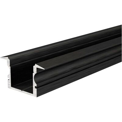 Deko-Light Aluminium T-Profil Hoch Schwarz Matt - 2m - LED Streifen Deko-Light Aluminium T-Profil Hoch Schwarz Matt - 2m - LED Streifen