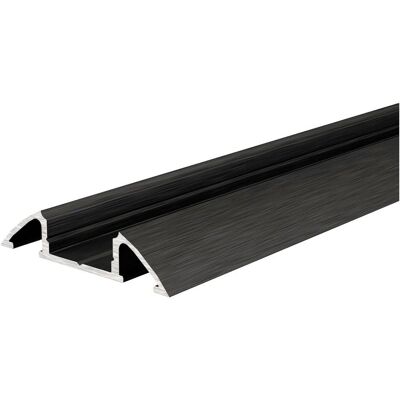 Deko-Light Unterbau Profil flach Serie AM-01-10 Aluminium Schwarz matt 2m Deko-Light Unterbau Profil flach Serie AM-01-10 Aluminium Schwarz matt 2m