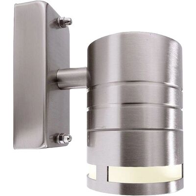 DEKO-LIGHT Zilly Wandleuchte - IP44 Edelstahl GU10 LED DEKO-LIGHT Zilly Wandleuchte - IP44 Edelstahl GU10 LED