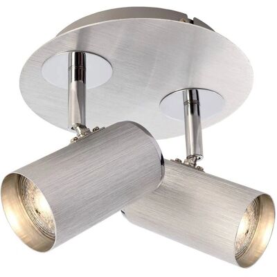 Deko-Light Indi II Deckenaufbauleuchte - Verstellbar GU10 Silber Deko-Light Indi II Deckenaufbauleuchte - Verstellbar GU10 Silber