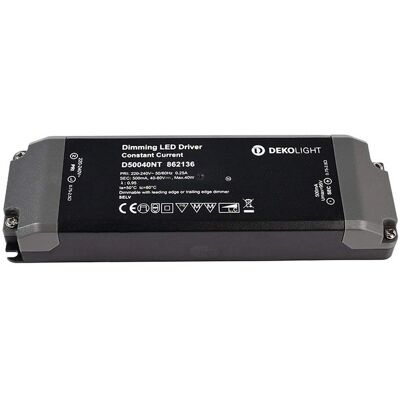 Deko-Light Konstantstrom-LED-Treiber - 40W IP20 Dimmbar Deko-Light Konstantstrom-LED-Treiber - 40W IP20 Dimmbar