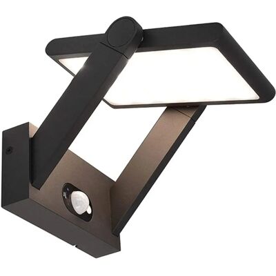 Premium Solar Wandlampe - Außenleuchte mit Sensor - IP54 - 170lm Premium Solar Wandlampe - Außenleuchte mit Sensor - IP54 - 170lm