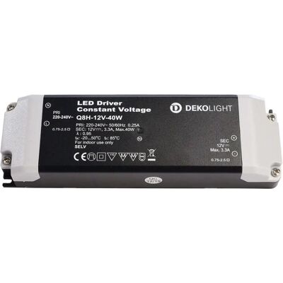 Deko Light Q8H-12-40W LED Treiber - Konstantspannung 12V - 40W Deko Light Q8H-12-40W LED Treiber - Konstantspannung 12V - 40W