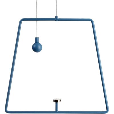 Suspension bleue Miram de Deko-Light - Pour lampe magnétique - Publicité Suspension bleue Miram de Deko-Light - Pour lampe magnétique - Publicité