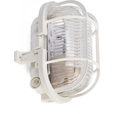 Syrma Oval Wandleuchte - Außen IP44, E27, 42W Syrma Oval Wandleuchte - Außen IP44, E27, 42W
