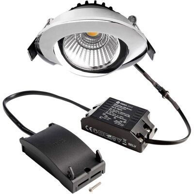 Deko Light Dione LED Einbauleuchte - 8,5W, Dimmbare, 3000K, Chrom Deko Light Dione LED Einbauleuchte - 8,5W, Dimmbare, 3000K, Chrom