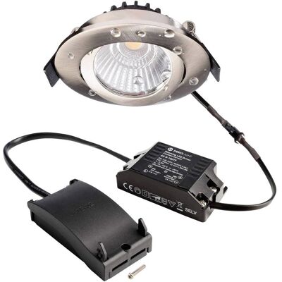 LIGHT IMPRESSIONS Dione IP DTW - Dimmbares Nickel LED Einbauleuchte LIGHT IMPRESSIONS Dione IP DTW - Dimmbares Nickel LED Einbauleuchte