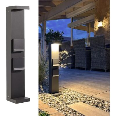 Deko-Light Lerna 600 Stele mit 2 Steckdosen - IP65 Außenleuchte Deko-Light Lerna 600 Stele mit 2 Steckdosen - IP65 Außenleuchte