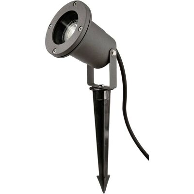 Deko-Light Spiky Erdspießstrahler 100mm GU10 max. 35W IP65 Grau Deko-Light Spiky Erdspießstrahler 100mm GU10 max. 35W IP65 Grau
