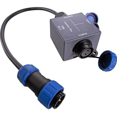 DEKOLIGHT Außenverteiler Weipu 2-polig 30cm IP67 - Elektrische Verteilerbox DEKOLIGHT Außenverteiler Weipu 2-polig 30cm IP67 - Elektrische Verteilerbox