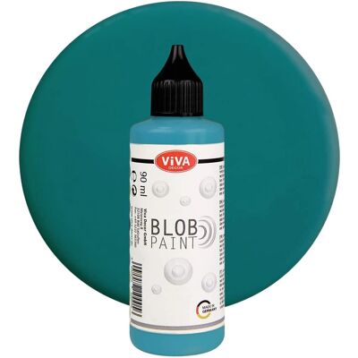 VIVA DECOR Blob Paint 90 Ml Turquoise - Peinture - Publicité VIVA DECOR Blob Paint 90 Ml Turquoise - Peinture - Publicité