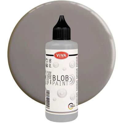 VIVA DECOR Blob Paint - 90 ml - Gris - Publicité VIVA DECOR Blob Paint - 90 ml - Gris - Publicité
