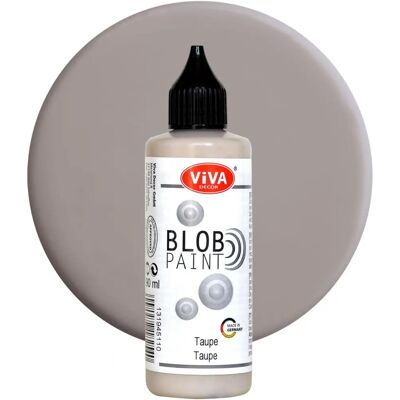 VIVA DECOR Taupe Blob Paint - Peinture - Publicité VIVA DECOR Taupe Blob Paint - Peinture - Publicité