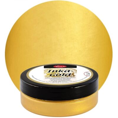 Viva Decor Inka Gold 50ml - Paint - Gold - Easy Metallic Shine Viva Decor Inka Gold 50ml - Paint - Gold - Easy Metallic Shine