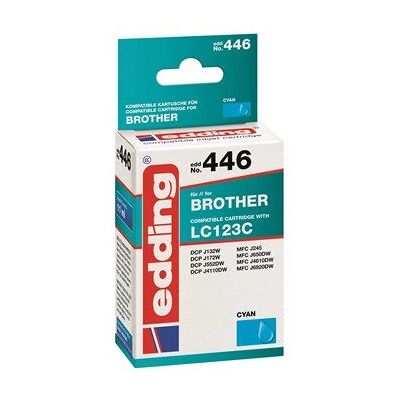 Cartouche d'encre Edding EDD-446 - Cyan compatible Cartouche d'encre Edding EDD-446 - Cyan compatible