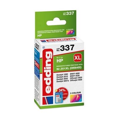 Edding EDD-337 Tintenpatrone - Cyan, Magenta, Gelb - Druckerpatrone Edding EDD-337 Tintenpatrone - Cyan, Magenta, Gelb - Druckerpatrone
