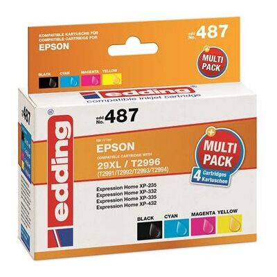 Edding EDD-487 bläckpatroner paket - bläckstråleskrivare patron Edding EDD-487 bläckpatroner paket - bläckstråleskrivare patron