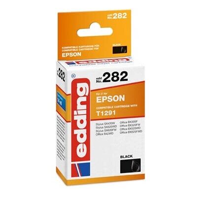 Edding TINTE ERS.EPSON T1291 (BK) - Cartouche d'encre - Noir Edding TINTE ERS.EPSON T1291 (BK) - Cartouche d'encre - Noir