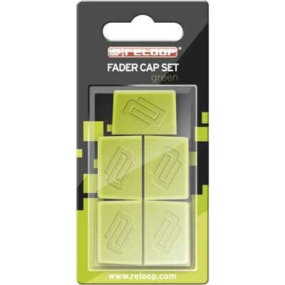 Reloop Sada zelených vršků pro fader - Capy pro fader Reloop Sada zelených vršků pro fader - Capy pro fader