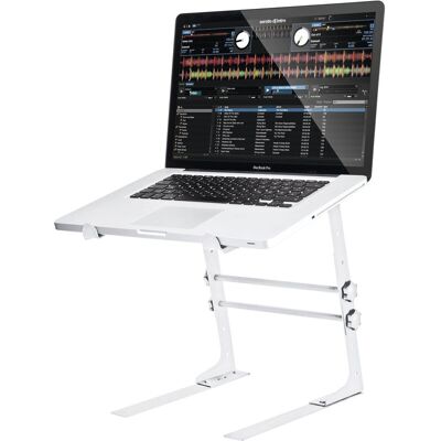 Reloop Laptop Stand White - Adjustable Height for 17" Laptops Reloop Laptop Stand White - Adjustable Height for 17" Laptops