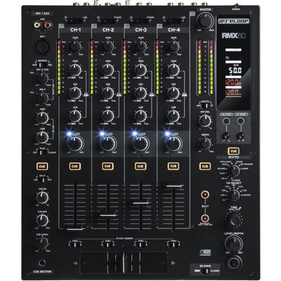 Reloop RMX-60 Audio-Mixer - 4+1 Kanäle, Digital, Schwarz Reloop RMX-60 Audio-Mixer - 4+1 Kanäle, Digital, Schwarz