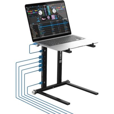 Soporte para portátil y concentrador USB-C Reloop - 11-18 pulgadas - Negro Soporte para portátil y concentrador USB-C Reloop - 11-18 pulgadas - Negro
