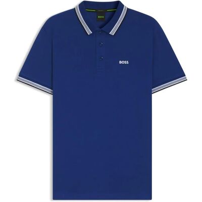 Hugo Boss Paddy Polo (50469055) - średni niebieski Hugo Boss Paddy Polo (50469055) - średni niebieski