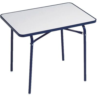 Tavolo da campeggio per bambini - Blu e bianco 60x40 cm Tavolo da campeggio per bambini - Blu e bianco 60x40 cm