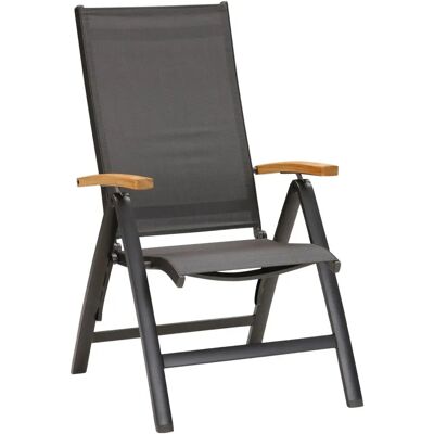 BEST - Cavalese - Grau - Teak-Arme - Gartenstühle BEST - Cavalese - Grau - Teak-Arme - Gartenstühle
