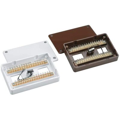 ABUS VT4100W Répartiteur Terminal - 32 Pins - Blanc - Accessoire Système d'Alarme - Publicité ABUS VT4100W Répartiteur Terminal - 32 Pins - Blanc - Accessoire Système d'Alarme - Publicité